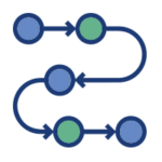 An icon used to represent our predictive modelling: Model Monitoring.